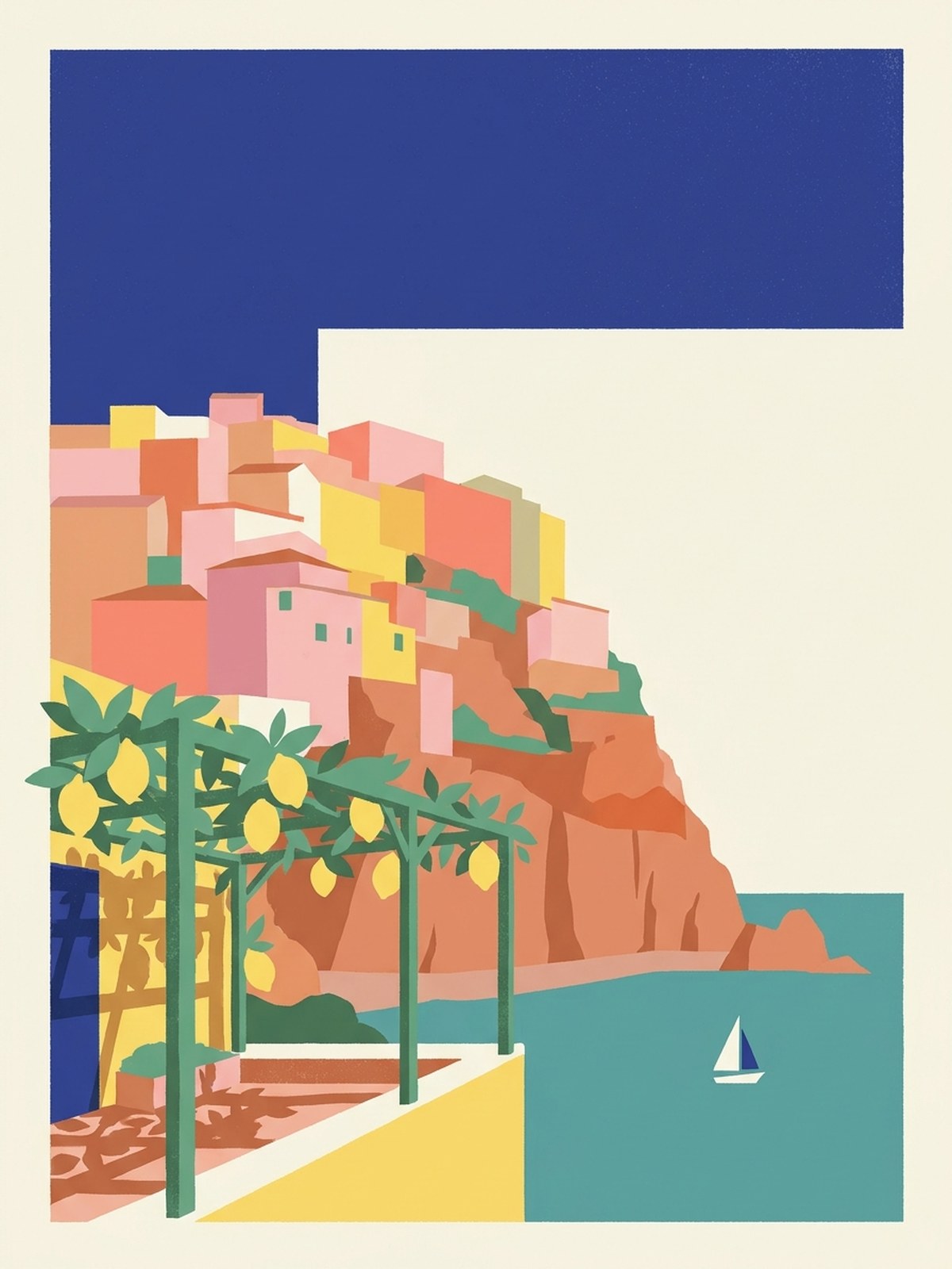 The Amalfi Coast — Vol. 1 · No. 06 illustrated cover