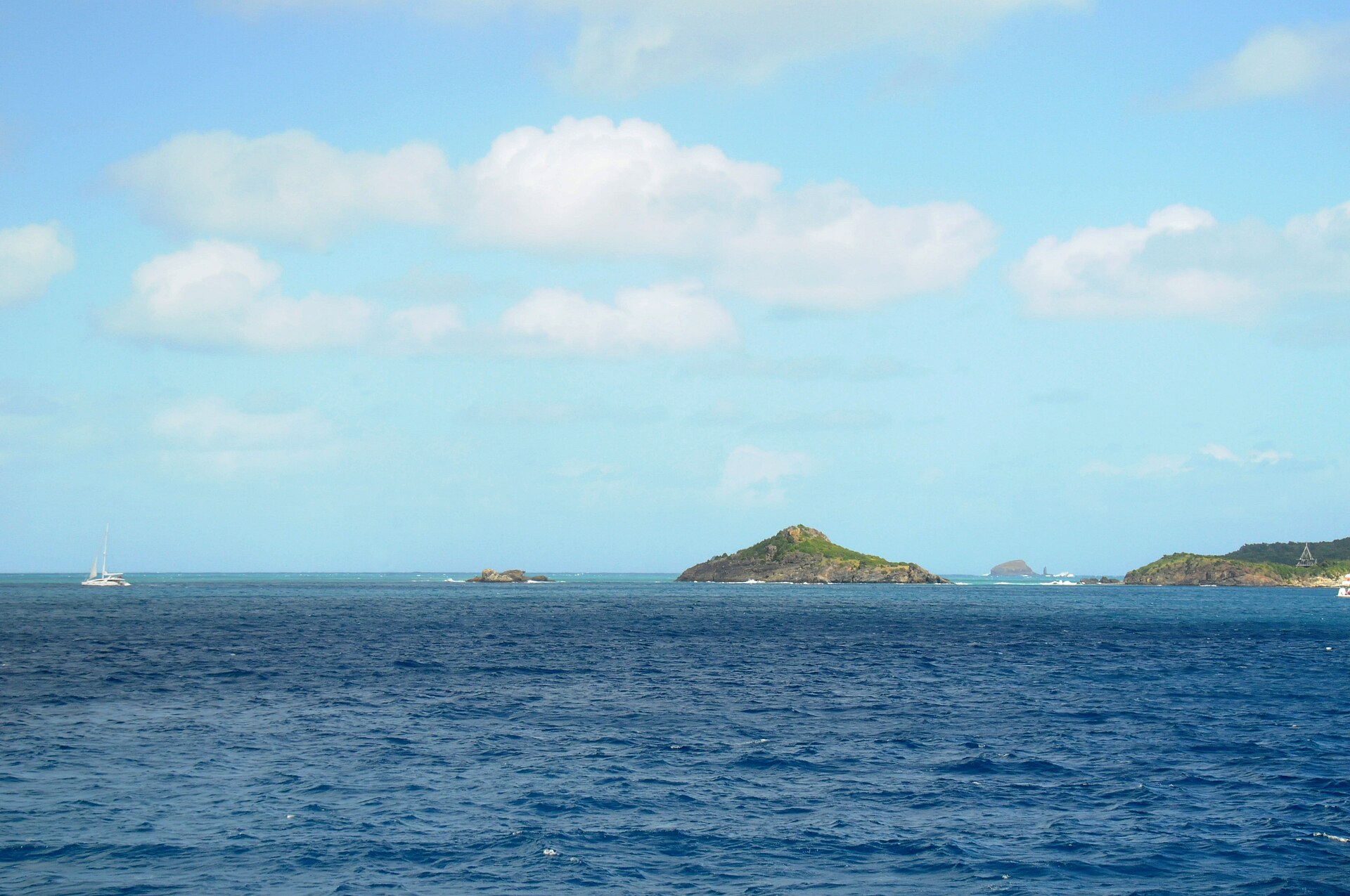 The secluded curve of Colombier beach reached only by footpath or boat on St. Barthelemy
