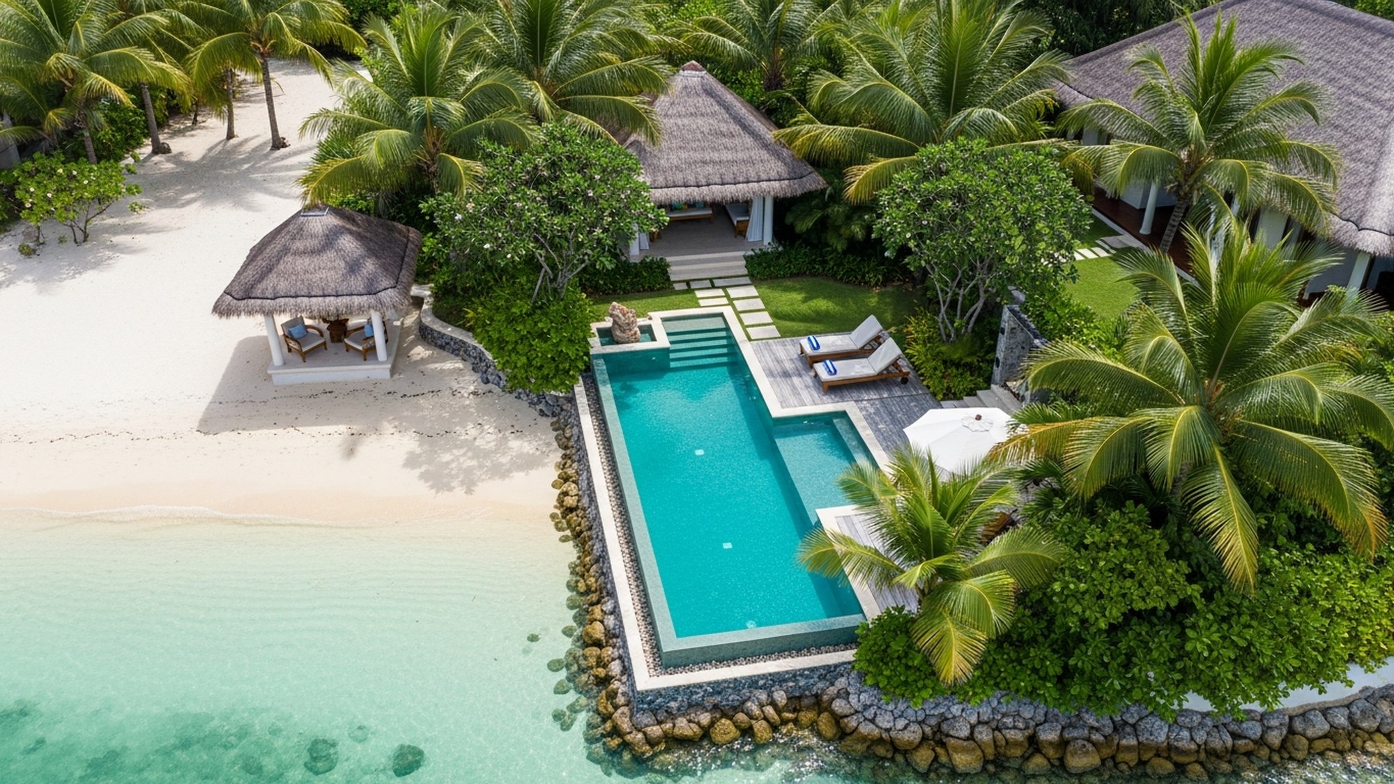 A scene from the world of luxury stays — Amorielli studio illustration