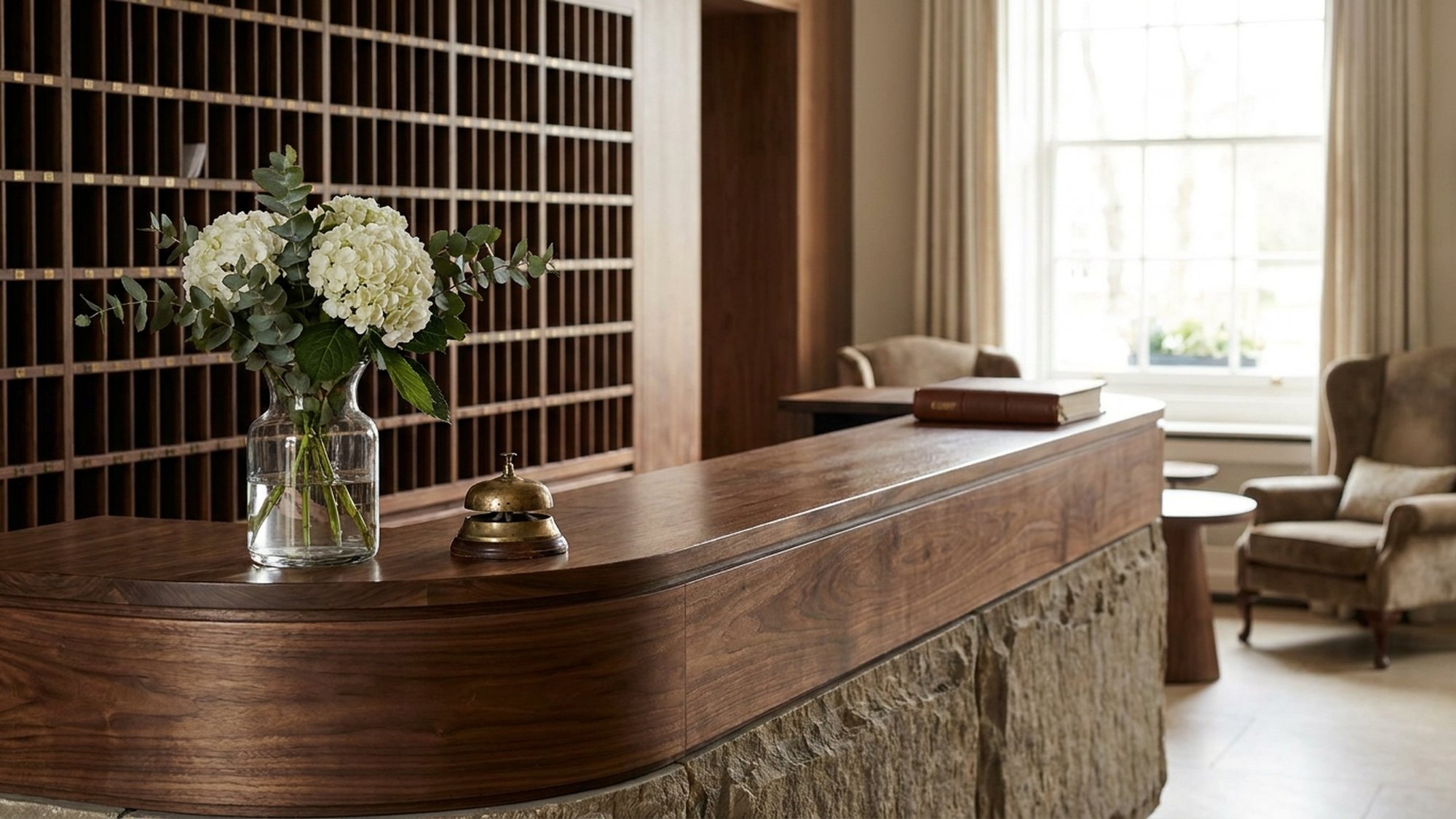 A scene from the world of luxury stays — Amorielli studio illustration