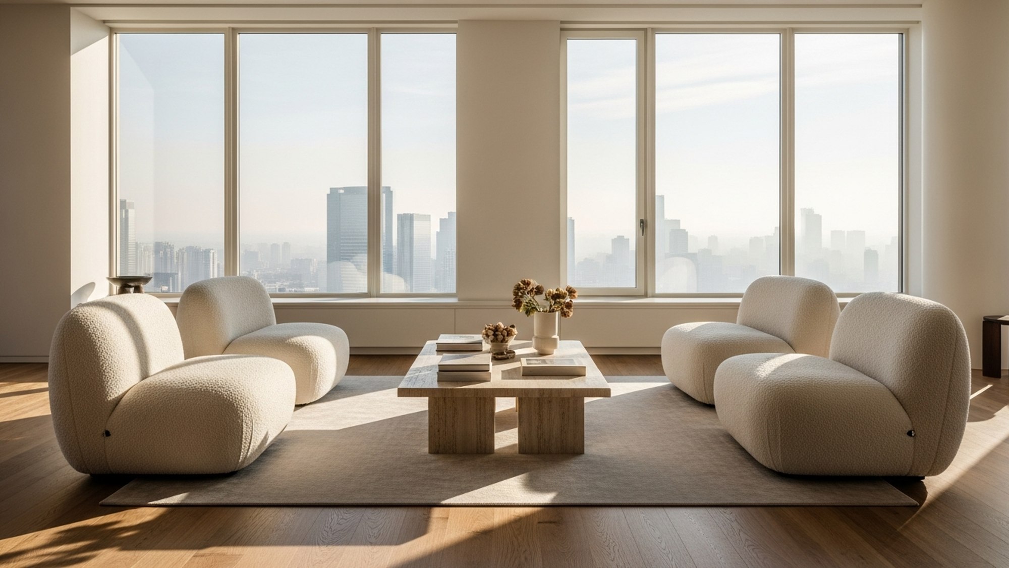 A scene from the world of luxury stays — Amorielli studio illustration